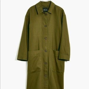 Madewell linen duster jacket